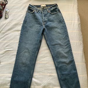 Abercrombie and Fitch The Dad High Rise Curve Love Jeans